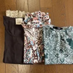 AZUL 花柄タンクトップ、長袖セット