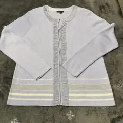 TRANS WORK ニットガーデガン ラベンダー色のサムネイル