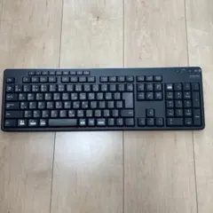 【送料無料】ELECOM 無線静音フルキーボード ブラック