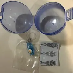 ケアベア クリアマスコットチャーム2 めじるしアクセサリー 水色