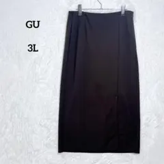 ジーユー タイトスカート ブラウン XXL ロング 秋冬 通勤 オフィスのサムネイル
