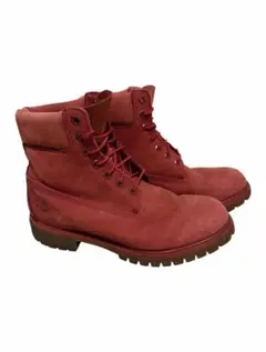 Timberland レッド スエードブーツ