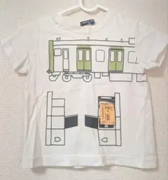山手線E235系デザイン　子供　 Tシャツ 100cm 鉄道　電車のサムネイル