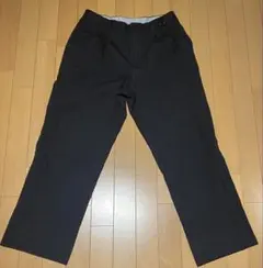 黒ストライプ スラックス メンズ