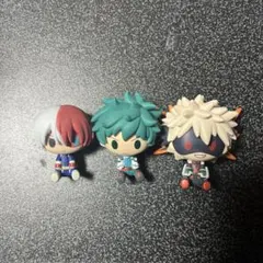 僕のヒーローアカデミア ヒロアカ 爆豪勝己 緑谷出久轟焦凍ちょこのっこフィギュア