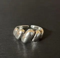 リング　シルバー925刻印　オクタゴンスター　メキシカンアクセ　ヴィンテージのサムネイル