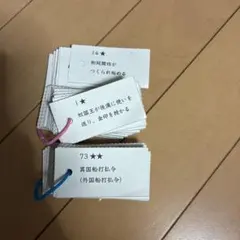 SAPIX2026年受験用　暗記カード　社会　日本歴史カードセット　語呂合わせ