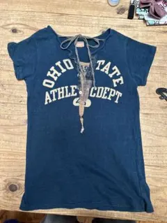 デニムアンドダンガリー　Tシャツ ネイビーブルー