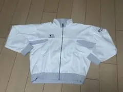 Champion ホワイト ジップアップジャケットO