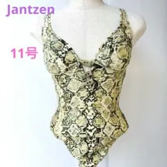 Jantzen パイソン柄 ワンピース水着 トグルデザイン 11号のサムネイル