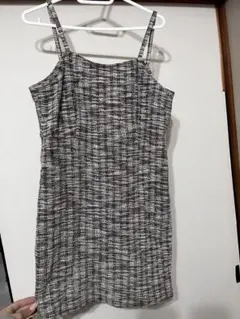 GU ノースリーブ ミニワンピース チェック柄