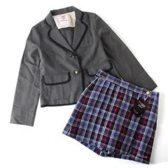 新品 総額2.7万 ナルミヤ ジャケット スカートパンツ セット スーツ 160