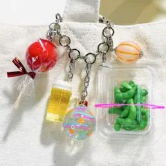 38-DXお祭りバッグチャーム　ビールに枝豆