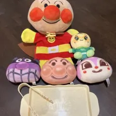 【アンパンマン】ぬいぐるみとパン屋さんのセット