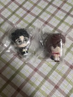 ダンダダン　ガチャガチャ★まちぼうけシリーズ　モモ&オカルン2点