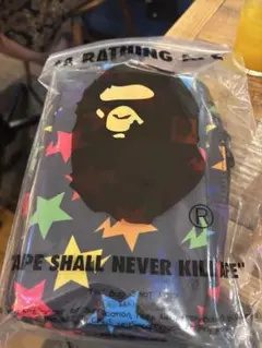 A BATHING APE ショルダーバッグ マルチカラー スター柄のサムネイル