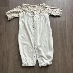 petit main フリル付きロンパース