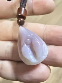 希少彫物 女陰 メノウ 貴重 提げ物 女性器 置物 天然石 彫り物 限定1点
