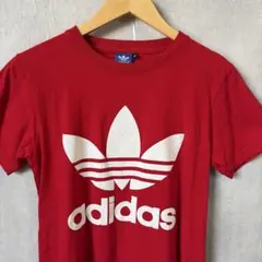 adidas アディダス トレフォイル Tシャツ レッド Mサイズのサムネイル