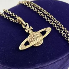 VivienneWestwood ネックレス オーブ ストーン ゴールド