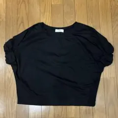BEAMS HEART ブラック クロップドTシャツのサムネイル