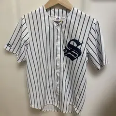 stadium ベースボールシャツ　majestic製のサムネイル