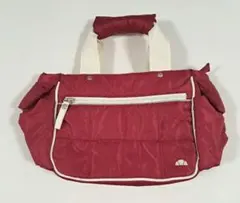 ellesse★ レッド キルティングトートバッグ