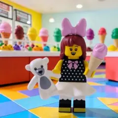 レゴ ミニフィグ ♡ アイス大好きガール