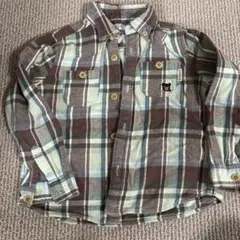 DOUDLE.B チェック柄長袖シャツ