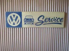 Volkswagen サービス看板 ホーロー看板かなりビックサイズ - メルカリ