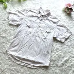 45R　半袖シャツ　コットン100％　R刺繍　サイズ3のサムネイル