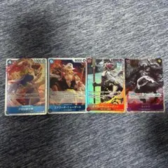 ワンピースカード 4枚セット グロリオーサ エドワード・ニューゲート カイドウ