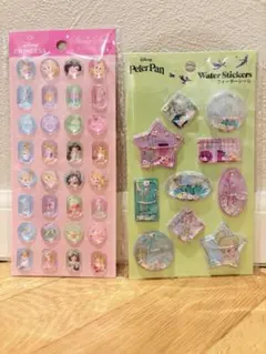 ディズニープリンセスウォーターシール　ストーンシールセット