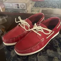Stefano Rossi Sport モカシンシューズ 赤 （デッキシューズ）のサムネイル