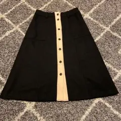 ホコモモラ　サイズ40　毛90%　秋冬スカート　Aライン