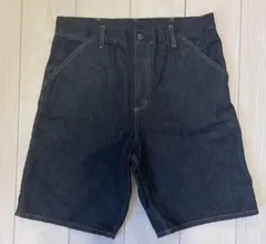 【完売品】Carhartt painter shorts デニム 濃紺　34のサムネイル