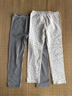 ユニクロ ベビー、キッズレギンス2枚セットまとめ売り 110