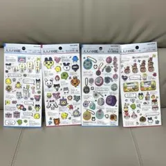 【正規品】大人の図鑑 たまごっち 歴代キャラクター おみせっち シール4枚セット