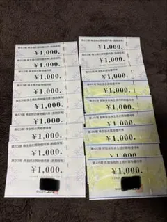 ビックカメラ、コジマ株主優待　1000円x18枚