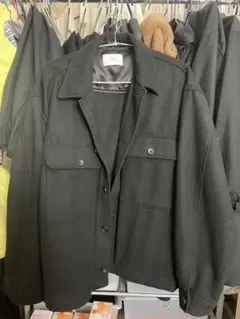 MB ブラックジャケット Mサイズ フロントポケット付き