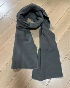 フリースマフラー　グレー