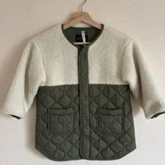 【美品】GREEN LABEL RELAXING キッズ ボアキルティングコート