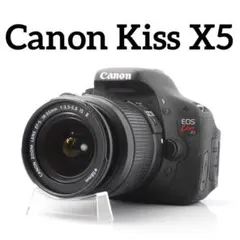 キャノン Canon EOS Kiss X5 レンズキット※ショット数3897回 - メルカリ