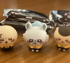 ココス ちいかわコラボグッズ第4弾 ソフビ人形　モモンガ くりまんじゅう ラッコ