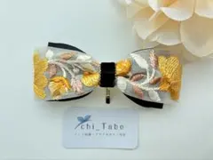 310✳︎組み合わせ自由！3点1300円！✳︎インド刺繍リボンポニーフック♡