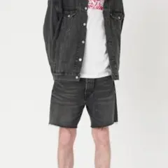 LEVI'S 501 '93SHORTSカットオフブラックBIG E w34