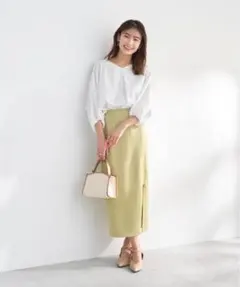 スエードタイトロングスリットスカート Stola. ストラのサムネイル