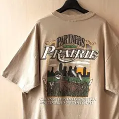 90s USA製古着　ヴィンテージ　ヘインズ　ビーフィ　Tシャツ　バックプリント