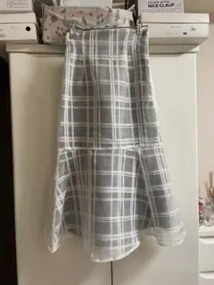 美品 しまむら melume マーメイドスカート バックレースアップ maki