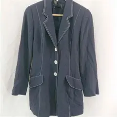 DKNY ステッチ テーラードジャケット サイズ2のサムネイル